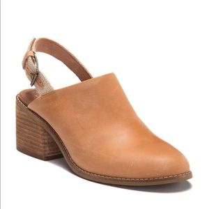 TOMS Leather Leila Slingback Mules